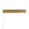GLOBOSTAR® LINARIA 60923 Μοντέρνο Κρεμαστό Φωτιστικό Οροφής LED 36W 4150lm 180° AC 220-240V IP20 Ρυθμιζόμενο Λευκό CCT με Χειριστήριο από 2700K έως 6000K Dimmable - Lumileds SMD Chip - Χρυσό - Μ120 x Π2 x Υ10cm - 3 Χρόνια Εγγύηση