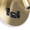 GloboStar® LADY-R 60940 Μοντέρνο Φωτιστικό Τοίχου - Απλίκα Ξενοδοχείου Bed Side LED 6W 600lm 36° & 360° AC 220-240V - Reading Light & Κρυφός Φωτισμός - Φορτιστής USB 3A - Φ15 x Υ7cm - Φυσικό Λευκό 4500K - Χρυσό Πλατίνα - 3 Χρόνια Εγγύηση