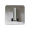 GloboStar® LADY-S 60945 Μοντέρνο Φωτιστικό Τοίχου - Απλίκα Ξενοδοχείου Bed Side LED 6W 600lm 36° & 360° AC 220-240V - Reading Light & Κρυφός Φωτισμός - Φορτιστής USB 3A - Μ15 x Π15 x Υ7cm - Φυσικό Λευκό 4500K - Νίκελ Βούρτσας- 3 Χρόνια Εγγύηση