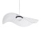 GLOBOSTAR® ACRYLICA 60975 Μοντέρνο Κρεμαστό Φωτιστικό Οροφής LED 20W 2240lm 360° AC 220-240V IP20 Ρυθμιζόμενο Λευκό CCT με On/Off 2700K/4500K/6000K - Lumileds SMD Chip - Διάφανο & Μαύρο Ματ - Μ60 x Π60 x Υ15cm - 3 Χρόνια Εγγύηση