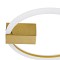GLOBOSTAR® CINDERELLA 60978 Μοντέρνο Φωτιστικό Οροφής LED 16W 1792lm 360° AC 220-240V IP20 Ρυθμιζόμενο Λευκό CCT με On/Off 2700K/4500K/6000K - Lumileds SMD Chip - Χρυσό Βούρτσας - Μ28.5 x Π28.5 x Υ5cm - 3 Χρόνια Εγγύηση