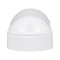 GLOBOSTAR® HOMIE 61002 Φωτιστικό Καραβοχελώνα Τοίχου - Απλίκα LED 11W 918lm 180° AC 220-240V Αδιάβροχο IP54 Θερμό Λευκό 2700K - Lumileds SMD Chip - Λευκό Γαλακτερό - Μ17 x Π7 x Υ4.5cm - 3 Χρόνια Εγγύηση