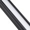 GLOBOSTAR® OFFICE 61025 Μοντέρνο Γραμμικό Επεκτεινόμενο Φωτιστικό Οροφής LED 18W 2170lm 120° AC 220-240V IP20 Θερμό Λευκό 2700K - Lumileds SMD Chip - Μαύρο Ματ - Μ120 x Π2 x Υ4cm - 3 Χρόνια Εγγύηση
