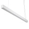 GLOBOSTAR® ORION 61031-P Μοντέρνο Γραμμικό Κρεμαστό Φωτιστικό Οροφής LED 72W 8600lm 120° AC 220-240V IP20 Ρυθμιζόμενο Λευκό CCT με Χειριστήριο από 2700K έως 6000K Dimmable - Lumileds SMD Chip - Λευκό Ματ - Μ120 x Π5.5 x Υ7cm - 3 Χρόνια Εγγύηση