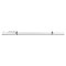 GLOBOSTAR® LUCA 61033 Μοντέρνο Φωτιστικό Οροφής LED 54W 6500lm 120° AC 220-240V IP20 Ρυθμιζόμενο Λευκό CCT με Χειριστήριο από 2700K έως 6000K Dimmable - Lumileds SMD Chip - Λευκό Ματ - Μ121.5 x Π5 x Υ4cm - 3 Χρόνια Εγγύηση