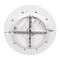 GLOBOSTAR® ARIANA 61034 Μοντέρνο Φωτιστικό Οροφής LED 55W 6376lm 120° AC 220-240V IP20 Ρυθμιζόμενο Λευκό CCT με Χειριστήριο από 2700K έως 6000K Dimmable - Lumileds SMD Chip - Λευκό Ματ & Μαύρο Ματ - Μ48 x Π48 x Υ9cm - 3 Χρόνια Εγγύηση