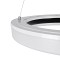 GLOBOSTAR® ARIANA 61037 Μοντέρνο Κρεμαστό Φωτιστικό Οροφής LED 55W 6376lm 120° AC 220-240V IP20 Ρυθμιζόμενο Λευκό CCT με Χειριστήριο από 2700K έως 6000K Dimmable - Lumileds SMD Chip - Μαυρό Ματ - Μ48 x Π48 x Υ6.5cm - 3 Χρόνια Εγγύηση
