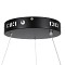 GLOBOSTAR® ARIANA 61037 Μοντέρνο Κρεμαστό Φωτιστικό Οροφής LED 55W 6376lm 120° AC 220-240V IP20 Ρυθμιζόμενο Λευκό CCT με Χειριστήριο από 2700K έως 6000K Dimmable - Lumileds SMD Chip - Μαυρό Ματ - Μ48 x Π48 x Υ6.5cm - 3 Χρόνια Εγγύηση