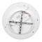 GLOBOSTAR® MELINA 61041 Μοντέρνο Φωτιστικό Οροφής LED 55W 6376lm 120° AC 220-240V IP20 Ρυθμιζόμενο Λευκό CCT με Χειριστήριο από 2700K έως 6000K Dimmable - Lumileds SMD Chip - Λευκό Ματ - Μ48 x Π48 x Υ9cm - 3 Χρόνια Εγγύηση