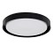 GLOBOSTAR® BARCHETTA 61046-S Μοντέρνο Φωτιστικό Οροφής LED 72W 8306lm 120° AC 220-240V IP20 Ρυθμιζόμενο Λευκό CCT με Χειριστήριο από 2700K έως 6000K Dimmable - Lumileds SMD Chip - Μαύρο Ματ - Μ48 x Π48 x Υ8.2cm - 3 Χρόνια Εγγύηση