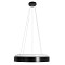 GLOBOSTAR® BARCHETTA 61047 Μοντέρνο Κρεμαστό Φωτιστικό Οροφής LED 72W 8306lm 120° AC 220-240V IP20 Ρυθμιζόμενο Λευκό CCT με Χειριστήριο από 2700K έως 6000K Dimmable - Lumileds SMD Chip - Μαύρο & Χρυσό Ματ - Μ48 x Π48 x Υ8.2cm - 3 Χρόνια Εγγύηση