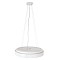 GLOBOSTAR® BARCHETTA 61048-S Μοντέρνο Φωτιστικό Οροφής LED 72W 8306lm 120° AC 220-240V IP20 Ρυθμιζόμενο Λευκό CCT με Χειριστήριο από 2700K έως 6000K Dimmable - Lumileds SMD Chip - Λευκό Ματ & Χρυσό - Μ48 x Π48 x Υ8.2cm - 3 Χρόνια Εγγύηση