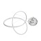 GLOBOSTAR® DEXTER 61050 Μοντέρνο Κρεμαστό Φωτιστικό Οροφής LED 72W 8064lm 300° AC 220-240V IP20 Ρυθμιζόμενο Λευκό CCT με Χειριστήριο από 2700K έως 6000K Dimmable - Lumileds SMD Chip - Λευκό Ματ - Μ56 x Π56 x Υ14cm - 3 Χρόνια Εγγύηση