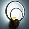 GLOBOSTAR® FREDDIE 61078 Μοντέρνο Φωτιστικό Τοίχου - Απλίκα LED 15W 1800lm 300° AC 220-240V IP20 Ρυθμιζόμενο Λευκό CCT με On/Off 2700K/4500K/6000K - Lumileds SMD Chip - Χρυσό Βούρτσας - Μ20 x Π7.5 x Υ25cm - 3 Χρόνια Εγγύηση