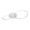 GLOBOSTAR® NEMESIS 61106 Μοντέρνο Φωτιστικό Οροφής LED 67W 7573lm 360° AC 220-240V IP20 Ρυθμιζόμενο Λευκό CCT με Χειριστήριο από 2700K έως 6000K Dimmable - Lumileds SMD Chip - Λευκό Ματ - Μ84 x Π45 x Υ13cm - 3 Χρόνια Εγγύηση