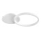 GLOBOSTAR® VENOM 61118 Μοντέρνο Φωτιστικό Οροφής LED 45W 5445lm 360° AC 220-240V IP20 Ρυθμιζόμενο Λευκό CCT με Χειριστήριο από 2700K έως 6000K Dimmable - Lumileds SMD Chip - Λευκό Ματ - Μ60 x Π40 x Υ7.5cm - 3 Χρόνια Εγγύηση