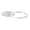 GLOBOSTAR® VENOM 61118 Μοντέρνο Φωτιστικό Οροφής LED 45W 5445lm 360° AC 220-240V IP20 Ρυθμιζόμενο Λευκό CCT με Χειριστήριο από 2700K έως 6000K Dimmable - Lumileds SMD Chip - Λευκό Ματ - Μ60 x Π40 x Υ7.5cm - 3 Χρόνια Εγγύηση