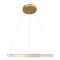 GLOBOSTAR® DIAMOND 61131 Μοντέρνο Κρεμαστό Φωτιστικό Οροφής LED 45W 5230lm 360° AC 220-240V IP20 Ρυθμιζόμενο Λευκό CCT με Χειριστήριο από 2700K έως 6000K Dimmable - Lumileds SMD Chip - Χρυσό Βούρτσας - Μ60 x Π60 x Υ3cm - 3 Χρόνια Εγγύηση