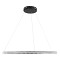 GLOBOSTAR® DIAMOND 61132 Μοντέρνο Κρεμαστό Φωτιστικό Οροφής LED 67W 7689lm 360° AC 220-240V IP20 Ρυθμιζόμενο Λευκό CCT με Χειριστήριο από 2700K έως 6000K Dimmable - Lumileds SMD Chip - Μαύρο Ματ - Μ80 x Π80 x Υ3cm - 3 Χρόνια Εγγύηση