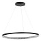 GLOBOSTAR® DIAMOND 61132 Μοντέρνο Κρεμαστό Φωτιστικό Οροφής LED 67W 7689lm 360° AC 220-240V IP20 Ρυθμιζόμενο Λευκό CCT με Χειριστήριο από 2700K έως 6000K Dimmable - Lumileds SMD Chip - Μαύρο Ματ - Μ80 x Π80 x Υ3cm - 3 Χρόνια Εγγύηση