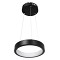 GLOBOSTAR® NEMESIS 61152 Μοντέρνο Κρεμαστό Φωτιστικό Οροφής LED 20W 2356lm 360° AC 220-240V IP20 Ρυθμιζόμενο Λευκό CCT με Χειριστήριο από 2700K έως 6000K Dimmable - Lumileds SMD Chip - Μαυρό Ματ - Μ25 x Π25 x Υ4cm - 3 Χρόνια Εγγύηση