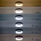 GLOBOSTAR® NEMESIS 61164 Μοντέρνο Κρεμαστό Φωτιστικό Οροφής LED 75W 8743lm 360° AC 220-240V IP20 Ρυθμιζόμενο Λευκό CCT με Χειριστήριο από 2700K έως 6000K Dimmable - Lumileds SMD Chip - Μαύρο Ματ - Μ100 x Π100 x Υ4cm - 3 Χρόνια Εγγύηση