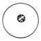 GLOBOSTAR® NEMESIS 61164 Μοντέρνο Κρεμαστό Φωτιστικό Οροφής LED 75W 8743lm 360° AC 220-240V IP20 Ρυθμιζόμενο Λευκό CCT με Χειριστήριο από 2700K έως 6000K Dimmable - Lumileds SMD Chip - Μαύρο Ματ - Μ100 x Π100 x Υ4cm - 3 Χρόνια Εγγύηση