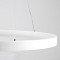 GLOBOSTAR® NEMESIS TRIO 61171 Μοντέρνο Κρεμαστό Φωτιστικό Οροφής LED 120W 14723lm 360° AC 220-240V IP20 Ρυθμιζόμενο Λευκό CCT με Χειριστήριο από 2700K έως 6000K Dimmable - Lumileds SMD Chip - Λευκό Ματ - Μ80 x Π80 x Υ90cm - 3 Χρόνια Εγγύηση