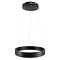 GLOBOSTAR® VENOM 61173 Μοντέρνο Κρεμαστό Φωτιστικό Οροφής LED 30W 3513lm 120° AC 220-240V IP20 Ρυθμιζόμενο Λευκό CCT με Χειριστήριο από 2700K έως 6000K Dimmable - Lumileds SMD Chip - Μαύρο Ματ - Μ40 x Π40 x Υ6.5cm - 3 Χρόνια Εγγύηση
