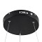 GLOBOSTAR® VENOM 61173 Μοντέρνο Κρεμαστό Φωτιστικό Οροφής LED 30W 3513lm 120° AC 220-240V IP20 Ρυθμιζόμενο Λευκό CCT με Χειριστήριο από 2700K έως 6000K Dimmable - Lumileds SMD Chip - Μαύρο Ματ - Μ40 x Π40 x Υ6.5cm - 3 Χρόνια Εγγύηση