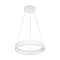 GLOBOSTAR® VENOM 61174 Μοντέρνο Κρεμαστό Φωτιστικό Οροφής LED 30W 3513lm 120° AC 220-240V IP20 Ρυθμιζόμενο Λευκό CCT με Χειριστήριο από 2700K έως 6000K Dimmable - Lumileds SMD Chip - Λευκό Ματ - Μ40 x Π40 x Υ6.5cm - 3 Χρόνια Εγγύηση