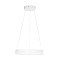 GLOBOSTAR® VENOM 61174 Μοντέρνο Κρεμαστό Φωτιστικό Οροφής LED 30W 3513lm 120° AC 220-240V IP20 Ρυθμιζόμενο Λευκό CCT με Χειριστήριο από 2700K έως 6000K Dimmable - Lumileds SMD Chip - Λευκό Ματ - Μ40 x Π40 x Υ6.5cm - 3 Χρόνια Εγγύηση