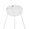 GLOBOSTAR® VENOM 61174 Μοντέρνο Κρεμαστό Φωτιστικό Οροφής LED 30W 3513lm 120° AC 220-240V IP20 Ρυθμιζόμενο Λευκό CCT με Χειριστήριο από 2700K έως 6000K Dimmable - Lumileds SMD Chip - Λευκό Ματ - Μ40 x Π40 x Υ6.5cm - 3 Χρόνια Εγγύηση