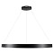 GLOBOSTAR® VENOM 61182 Μοντέρνο Κρεμαστό Φωτιστικό Οροφής LED 75W 8818lm 120° AC 220-240V IP20 Ρυθμιζόμενο Λευκό CCT με Χειριστήριο από 2700K έως 6000K Dimmable - Lumileds SMD Chip - Μαύρο Ματ - Μ100 x Π100 x Υ6.5cm - 3 Χρόνια Εγγύηση