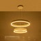 kelvo® VENOM 61186 Μοντέρνο Κρεμαστό Φωτιστικό Οροφής LED 75W 8818lm 120° AC 220-240V IP20 Ρυθμιζόμενο Λευκό CCT με Χειριστήριο από 2700K έως 6000K Dimmable - Lumileds SMD Chip - Λευκό Ματ - Μ60 x Π60 x Υ40cm - 3 Χρόνια Εγγύηση