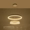 kelvo® VENOM 61186 Μοντέρνο Κρεμαστό Φωτιστικό Οροφής LED 75W 8818lm 120° AC 220-240V IP20 Ρυθμιζόμενο Λευκό CCT με Χειριστήριο από 2700K έως 6000K Dimmable - Lumileds SMD Chip - Λευκό Ματ - Μ60 x Π60 x Υ40cm - 3 Χρόνια Εγγύηση
