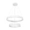 kelvo® VENOM 61186 Μοντέρνο Κρεμαστό Φωτιστικό Οροφής LED 75W 8818lm 120° AC 220-240V IP20 Ρυθμιζόμενο Λευκό CCT με Χειριστήριο από 2700K έως 6000K Dimmable - Lumileds SMD Chip - Λευκό Ματ - Μ60 x Π60 x Υ40cm - 3 Χρόνια Εγγύηση