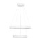 kelvo® VENOM 61186 Μοντέρνο Κρεμαστό Φωτιστικό Οροφής LED 75W 8818lm 120° AC 220-240V IP20 Ρυθμιζόμενο Λευκό CCT με Χειριστήριο από 2700K έως 6000K Dimmable - Lumileds SMD Chip - Λευκό Ματ - Μ60 x Π60 x Υ40cm - 3 Χρόνια Εγγύηση