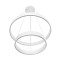 kelvo® VENOM 61186 Μοντέρνο Κρεμαστό Φωτιστικό Οροφής LED 75W 8818lm 120° AC 220-240V IP20 Ρυθμιζόμενο Λευκό CCT με Χειριστήριο από 2700K έως 6000K Dimmable - Lumileds SMD Chip - Λευκό Ματ - Μ60 x Π60 x Υ40cm - 3 Χρόνια Εγγύηση