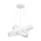 kelvo® VENOM 61186 Μοντέρνο Κρεμαστό Φωτιστικό Οροφής LED 75W 8818lm 120° AC 220-240V IP20 Ρυθμιζόμενο Λευκό CCT με Χειριστήριο από 2700K έως 6000K Dimmable - Lumileds SMD Chip - Λευκό Ματ - Μ60 x Π60 x Υ40cm - 3 Χρόνια Εγγύηση