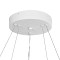 kelvo® VENOM 61186 Μοντέρνο Κρεμαστό Φωτιστικό Οροφής LED 75W 8818lm 120° AC 220-240V IP20 Ρυθμιζόμενο Λευκό CCT με Χειριστήριο από 2700K έως 6000K Dimmable - Lumileds SMD Chip - Λευκό Ματ - Μ60 x Π60 x Υ40cm - 3 Χρόνια Εγγύηση