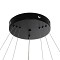 kelvo® VENOM 61188 Μοντέρνο Κρεμαστό Φωτιστικό Οροφής LED 120W 14158lm 120° AC 220-240V IP20 Ρυθμιζόμενο Λευκό CCT με Χειριστήριο από 2700K έως 6000K Dimmable - Lumileds SMD Chip - Μαύρο Ματ - Μ80 x Π80 x Υ60cm - 3 Χρόνια Εγγύηση