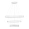 kelvo® VENOM 61189 Μοντέρνο Κρεμαστό Φωτιστικό Οροφής LED 120W 14158lm 120° AC 220-240V IP20 Ρυθμιζόμενο Λευκό CCT με Χειριστήριο από 2700K έως 6000K Dimmable - Lumileds SMD Chip - Λευκό Ματ - Μ80 x Π80 x Υ60cm - 3 Χρόνια Εγγύηση