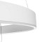 kelvo® VENOM 61189 Μοντέρνο Κρεμαστό Φωτιστικό Οροφής LED 120W 14158lm 120° AC 220-240V IP20 Ρυθμιζόμενο Λευκό CCT με Χειριστήριο από 2700K έως 6000K Dimmable - Lumileds SMD Chip - Λευκό Ματ - Μ80 x Π80 x Υ60cm - 3 Χρόνια Εγγύηση