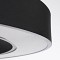 GLOBOSTAR® RA 61198 Μοντέρνο Κρεμαστό Φωτιστικό Οροφής LED 100W 11020lm 120° AC 220-240V IP20 Ρυθμιζόμενο Λευκό CCT με Χειριστήριο από 2700K έως 6000K Dimmable - Lumileds SMD Chip - Μαύρο Ματ - Μ120 x Π120 x Υ8cm - 3 Χρόνια Εγγύηση