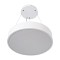 GLOBOSTAR® BURTON 61201 Μοντέρνο Κρεμαστό Φωτιστικό Οροφής LED 67W 7370lm 120° AC 220-240V IP20 Ρυθμιζόμενο Λευκό CCT με Χειριστήριο από 2700K έως 6000K Dimmable - Lumileds SMD Chip - Λευκό Ματ - Μ40 x Π40 x Υ8cm - 3 Χρόνια Εγγύηση