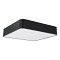 GLOBOSTAR® KAMALA 61206-P Μοντέρνο Κρεμαστό Φωτιστικό Οροφής LED 67W 7370lm 120° AC 220-240V IP20 Ρυθμιζόμενο Λευκό CCT με Χειριστήριο από 2700K έως 6000K Dimmable - Lumileds SMD Chip - Μαύρο Ματ - Μ40 x Π40 x Υ8cm - 3 Χρόνια Εγγύηση
