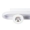 GLOBOSTAR® NESPO 61215 Μοντέρνο Φωτιστικό Οροφής LED 48W 5376lm 360° & 45° AC 220-240V IP20 Ρυθμιζόμενο Λευκό CCT με On/Off 2700K/4500K/6000K - Lumileds SMD Chip - Λευκό Ματ - Μ80 x Π13 x Υ6.5cm - 3 Χρόνια Εγγύηση