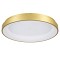 GLOBOSTAR® SALEM 61239 Μοντέρνο Φωτιστικό Οροφής LED 105W 12075lm 120° AC 220-240V IP20 Ρυθμιζόμενο Λευκό CCT με Χειριστήριο από 2700K έως 6000K Dimmable - Lumileds SMD Chip - Χρυσό - Μ60 x Π60 x Υ8.5cm - 3 Χρόνια Εγγύηση