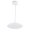 GLOBOSTAR® BARON 61252 Μοντέρνο Κρεμαστό Φωτιστικό Οροφής LED 12W 1440lm 120° AC 220-240V IP20 Ρυθμιζόμενο Λευκό CCT με On/Off 2700K/4500K/6000K - Lumileds SMD Chip - Λευκό Ματ - Μ25 x Π25 x Υ8cm - 3 Χρόνια Εγγύηση